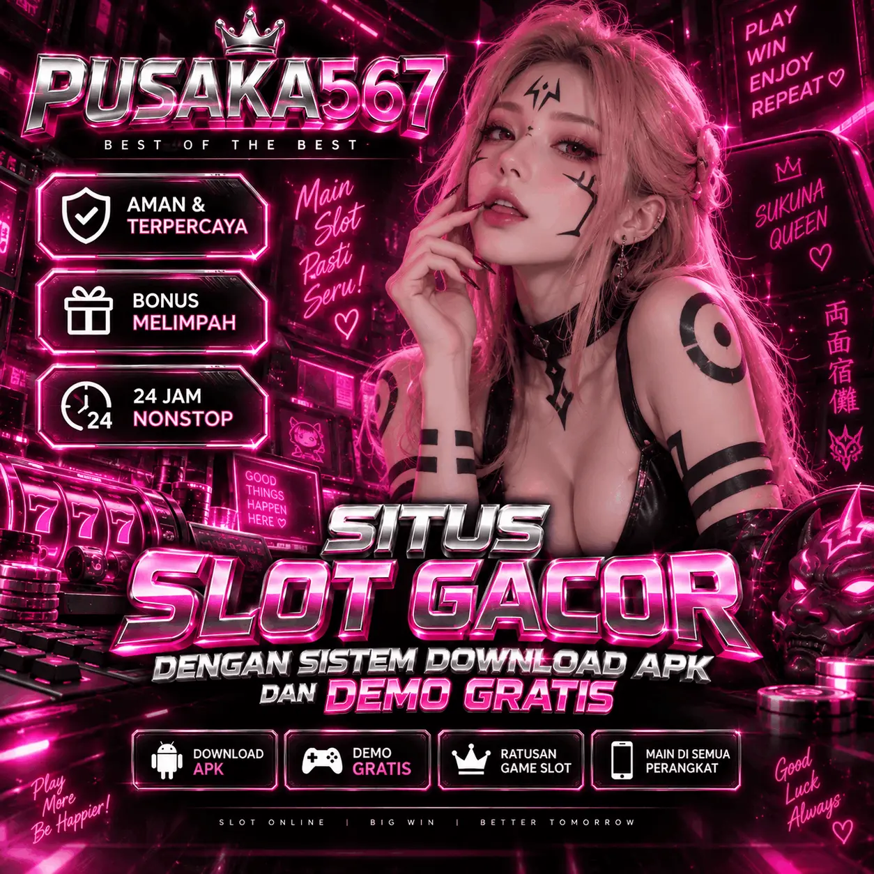 PUSAKA567: Situs Slot Gacor dengan Fitur Download APK & Demo Gratis