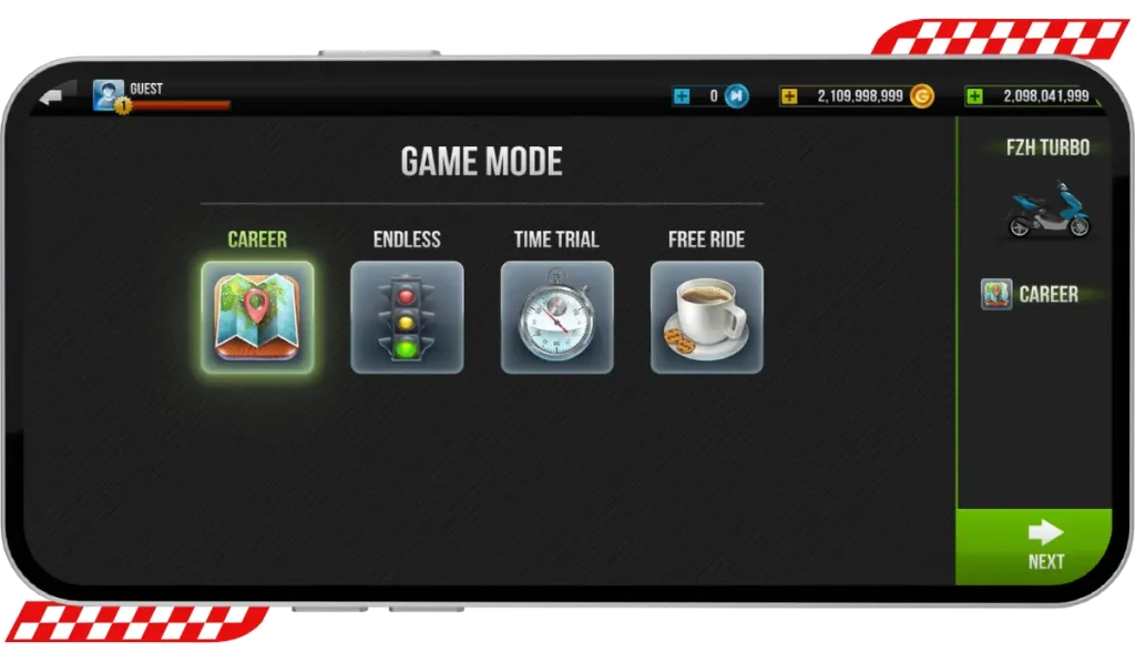 Traffic Rider Mod APK v(2.11) | Download Latest Version & Unlimited, All Bikes Unlocked 22 Career Mode