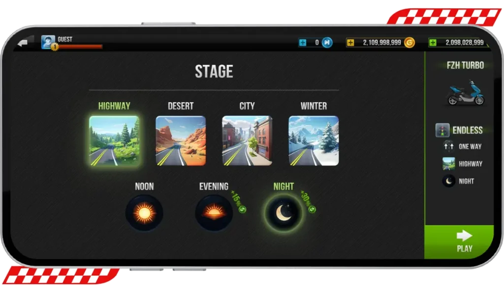 Traffic Rider Mod APK v(2.11) | Download Latest Version & Unlimited, All Bikes Unlocked 5 Different Seasons