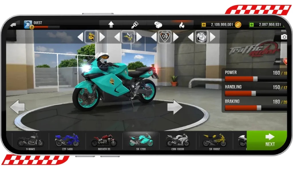 Traffic Rider Mod APK v(2.11) | Download Latest Version & Unlimited, All Bikes Unlocked 35 Customization Option